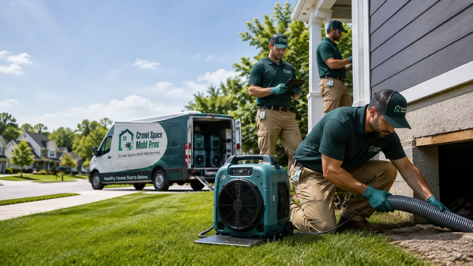 Crawl Space Mold Removal in Riverside, CT